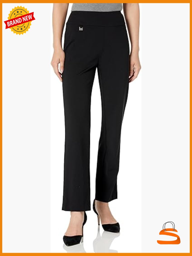 Petite Pull-On Ankle Pants With Tummy Control, Wrinkle-Resistant Knit